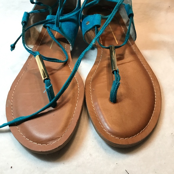 Dolce Vita - Blue Strappy Sandals, Size 10 - Picture 4 of 7